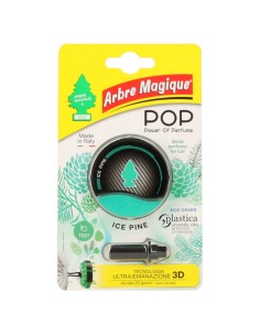 arbre magique pop power of perfume - deodorante per auto - ice pine: tuttocasashop.it: pulizia e cura della casa