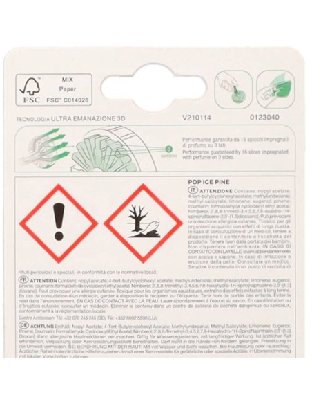 arbre magique pop power of perfume - deodorante per auto - ice pine: tuttocasashop.it: pulizia e cura della casa