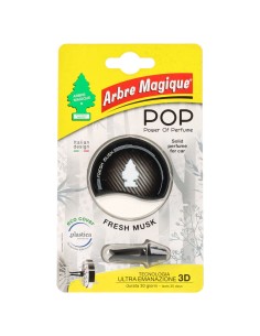 arbre magique pop power of perfume - deodorante per auto - fresh musk: tuttocasashop.it: pulizia e cura della casa