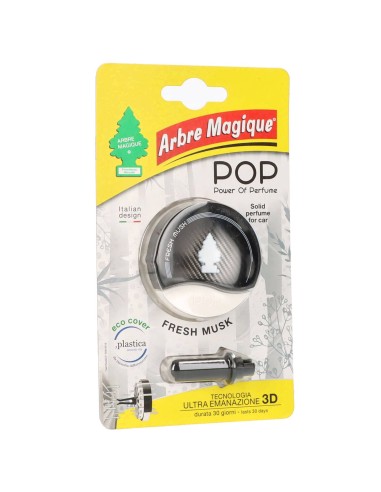 arbre magique pop power of perfume - deodorante per auto - fresh musk: tuttocasashop.it: pulizia e cura della casa