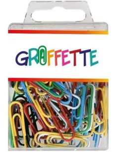 graffette fermacarta colorate - colori assortiti: tuttocasashop.it: altro - bazar