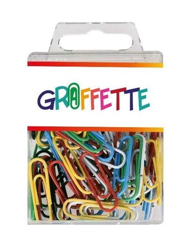 graffette fermacarta colorate - colori assortiti: tuttocasashop.it: altro - bazar