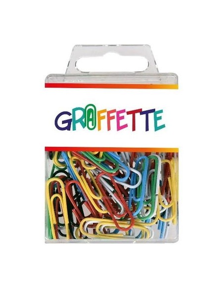 graffette fermacarta colorate - colori assortiti: tuttocasashop.it: altro - bazar