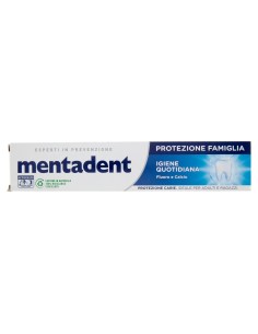 mentadent dentifricio 75ml - protezione famiglia - igiene quotidiana: tuttocasashop.it: igiene e cura della persona
