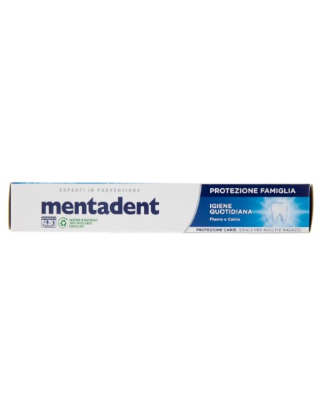 mentadent dentifricio 75ml - protezione famiglia - igiene quotidiana: tuttocasashop.it: igiene e cura della persona