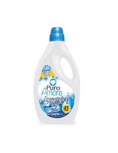 puro amore detersivo liquido lavatrice 45 lavaggi 2025ml - igienizzante blu: tuttocasashop.it: prodotti per bucato e tessuti