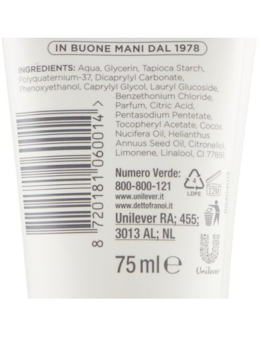 glysolid crema mani tubo 75ml - idratante con antibatterico: tuttocasashop.it: igiene e cura della persona