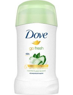dove deodorante stick 40ml - 48h no alcool - go fresh - cucumber: tuttocasashop.it: igiene e cura della persona