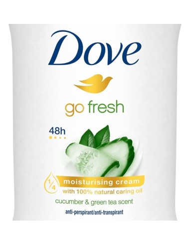 dove deodorante stick 40ml - 48h no alcool - go fresh - cucumber: tuttocasashop.it: igiene e cura della persona