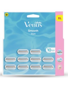 gillette venus smooth start xl - 10 testina ricambio tripla lama: tuttocasashop.it: igiene e cura della persona
