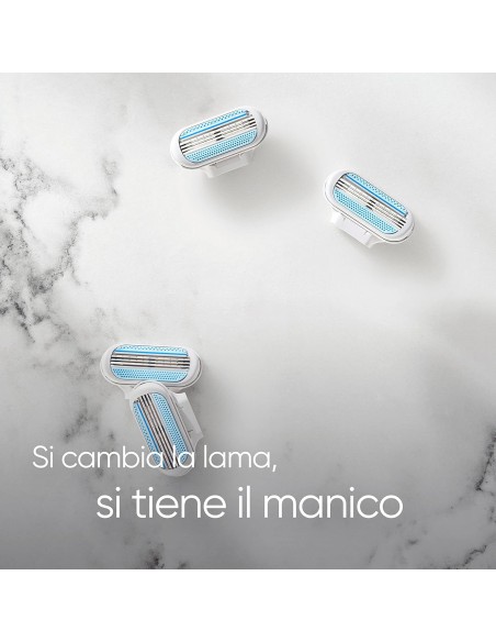 gillette venus smooth start xl - 10 testina ricambio tripla lama: tuttocasashop.it: igiene e cura della persona