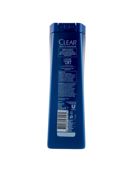 clear shampoo antiforfora 225ml - nutriente legend by cr7 cristiano ronaldo: tuttocasashop.it: igiene e cura della persona