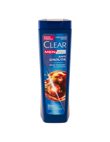 clear shampoo antiforfora 225ml - anti caduta rinforzante per capelli deboli: tuttocasashop.it: igiene e cura della persona
