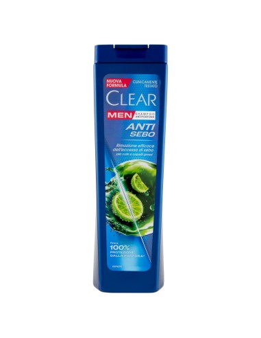 clear shampoo antiforfora 225ml - anti sebo - per capelli e cute grassa: tuttocasashop.it: igiene e cura della persona