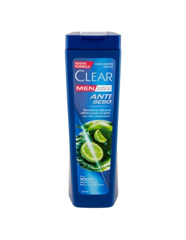 clear shampoo antiforfora 225ml - anti sebo - per capelli e cute grassa: tuttocasashop.it: igiene e cura della persona