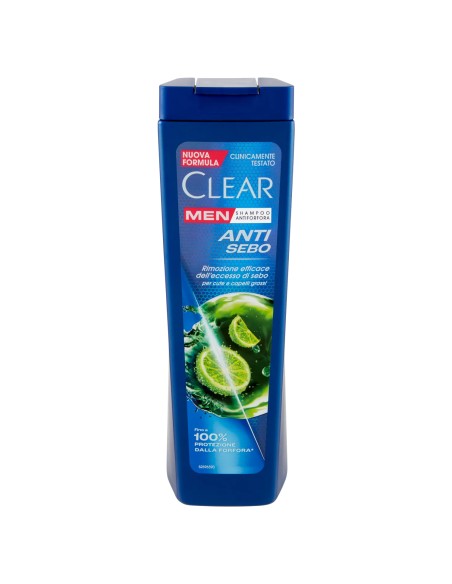 clear shampoo antiforfora 225ml - anti sebo - per capelli e cute grassa: tuttocasashop.it: igiene e cura della persona