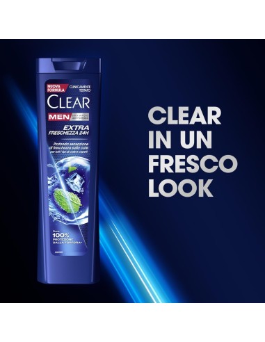 clear shampoo antiforfora 225ml - extra freschezza 24h: tuttocasashop.it: igiene e cura della persona