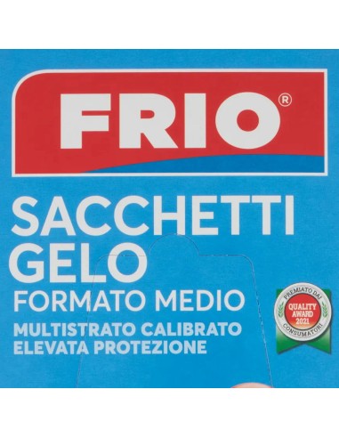 frio sacchi gelo formato medio - 3 litri - 23x32cm - 20 pezzi: tuttocasashop.it: carta & monouso