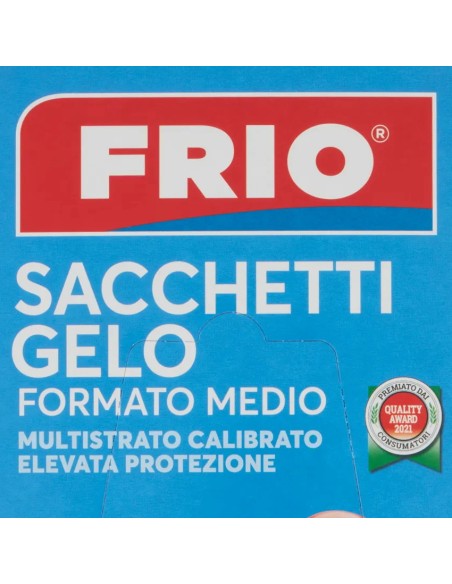 frio sacchi gelo formato medio - 3 litri - 23x32cm - 20 pezzi: tuttocasashop.it: carta & monouso