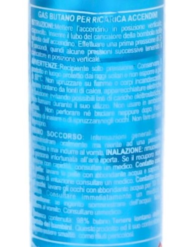fatigati ricarica gas butano per accendini - 60ml - con adattatori: tuttocasashop.it: altro - bazar