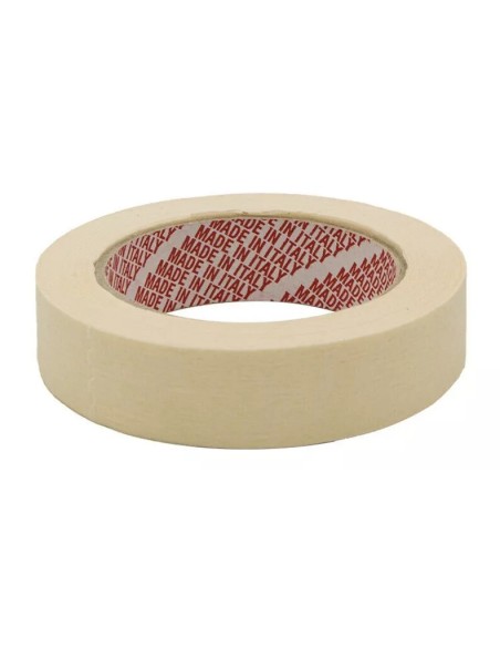 lc nastro adesivo di carta 25mm x 50 metri - gommata incollante a solvente: tuttocasashop.it: altro - bazar