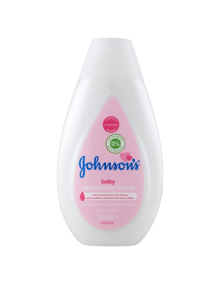 johnson's baby crema liquida 300ml - baby lotion - latte detergente: tuttocasashop.it: igiene e cura della persona