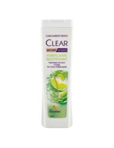 clear shampoo antiforfora - 225ml - sport - purificante quotidiano: tuttocasashop.it: igiene e cura della persona