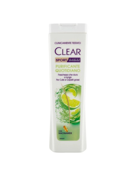clear shampoo antiforfora - 225ml - sport - purificante quotidiano: tuttocasashop.it: igiene e cura della persona