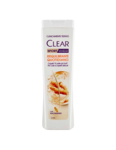 clear shampoo antiforfora - 225ml - sport - riequilibrante quotidiano: tuttocasashop.it: igiene e cura della persona