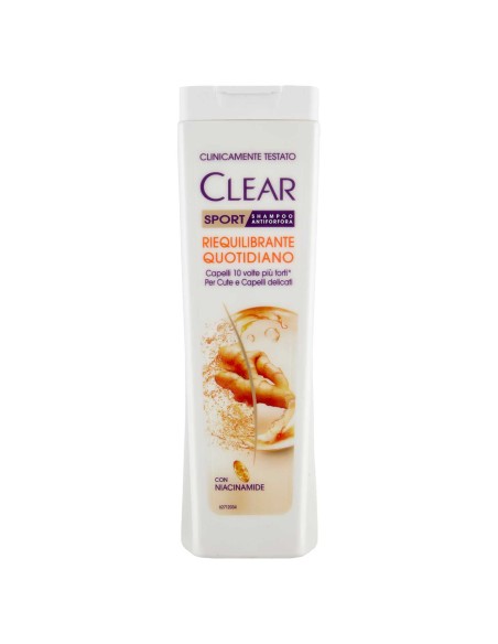 clear shampoo antiforfora - 225ml - sport - riequilibrante quotidiano: tuttocasashop.it: igiene e cura della persona