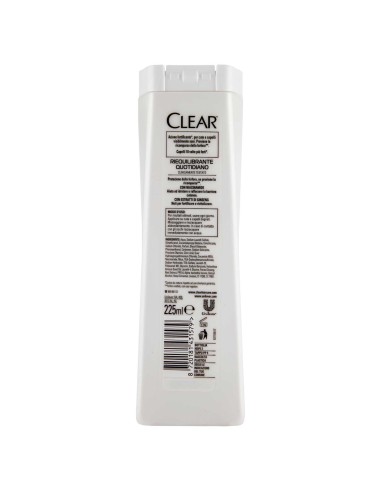 clear shampoo antiforfora - 225ml - sport - riequilibrante quotidiano: tuttocasashop.it: igiene e cura della persona