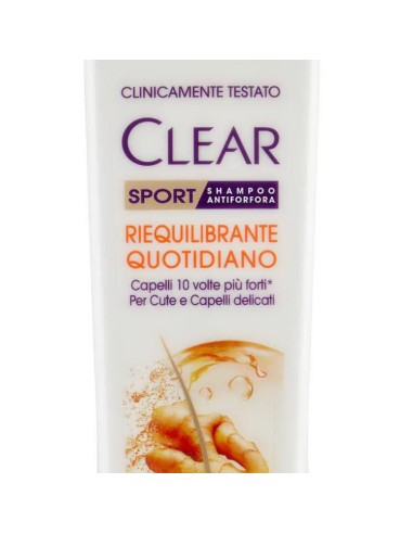 clear shampoo antiforfora - 225ml - sport - riequilibrante quotidiano: tuttocasashop.it: igiene e cura della persona