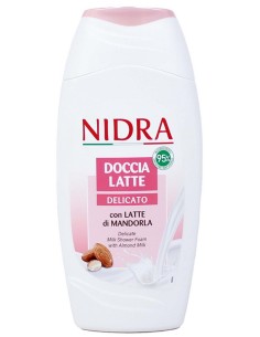 nidra docciaschiuma 250ml - doccia latte - delicato - con latte di mandorla: tuttocasashop.it: igiene e cura della persona