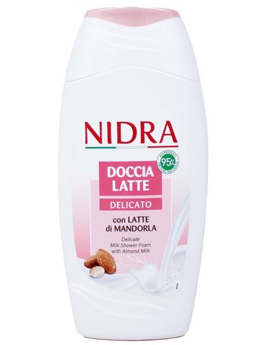 nidra docciaschiuma 250ml - doccia latte - delicato - con latte di mandorla: tuttocasashop.it: igiene e cura della persona