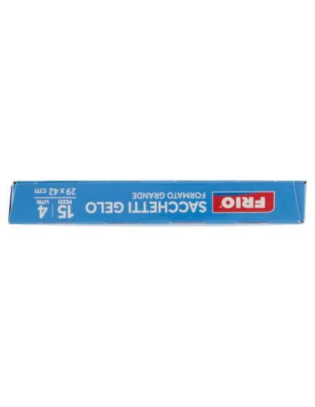 frio sacchi gelo formato grande - 4 litri - 29x42cm - 15 pezzi: tuttocasashop.it: carta & monouso