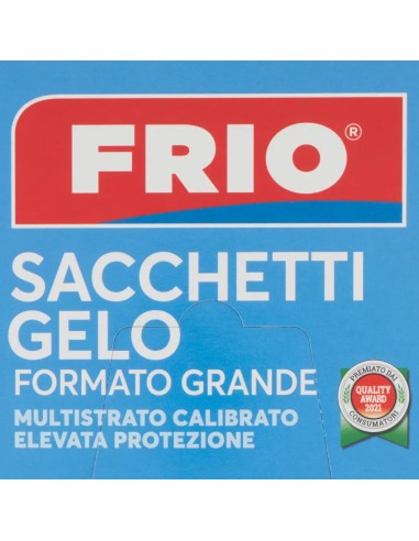frio sacchi gelo formato grande - 4 litri - 29x42cm - 15 pezzi: tuttocasashop.it: carta & monouso