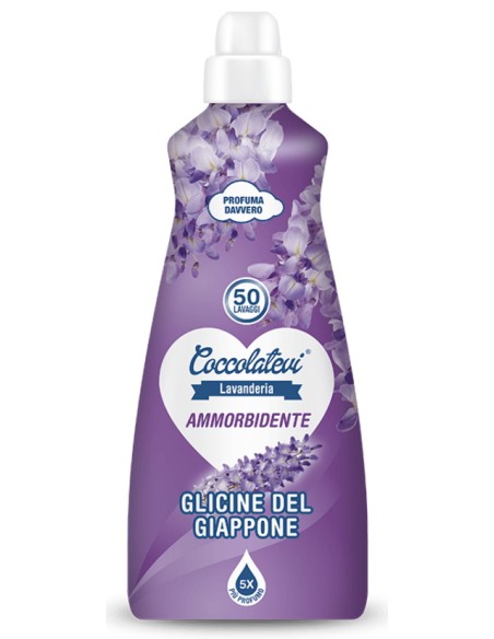 coccolatevi ammorbidente concentrato 50 lavaggi 1250ml glicine del giappone: tuttocasashop.it: prodotti per bucato e tessuti