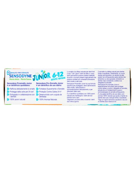 sensodyne dentifricio - 75ml - prosmalto junior 6-12 anni: tuttocasashop.it: igiene e cura della persona