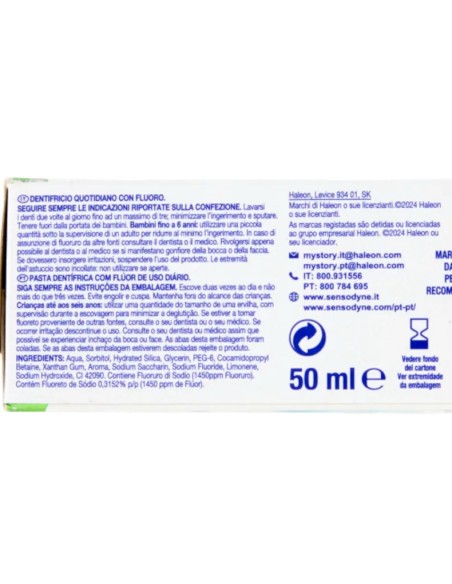 sensodyne dentifricio - 75ml - prosmalto junior 6-12 anni: tuttocasashop.it: igiene e cura della persona
