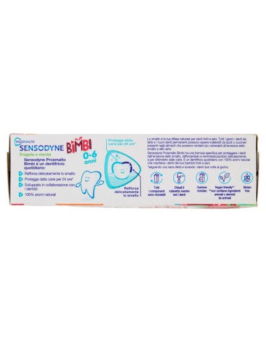 sensodyne dentifricio - 75ml - prosmalto kids 0-6 anni: tuttocasashop.it: igiene e cura della persona
