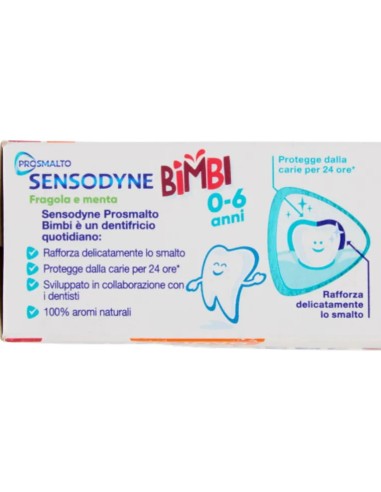 sensodyne dentifricio - 75ml - prosmalto kids 0-6 anni: tuttocasashop.it: igiene e cura della persona