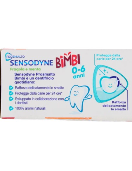 sensodyne dentifricio - 75ml - prosmalto kids 0-6 anni: tuttocasashop.it: igiene e cura della persona