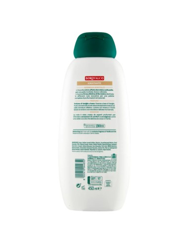 borotalco bagnoschiuma - 450ml - idratante - vaniglia e avena: tuttocasashop.it: igiene e cura della persona