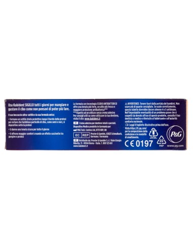 kukident plus crema adesiva - 35g - sigillo antibatterico anti-infiltrazioni: tuttocasashop.it: igiene e cura della persona