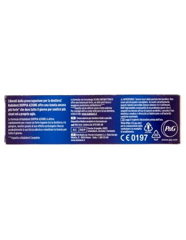 kukident plus crema adesiva - 35g - tenuta insuperabile - doppia azione: tuttocasashop.it: igiene e cura della persona