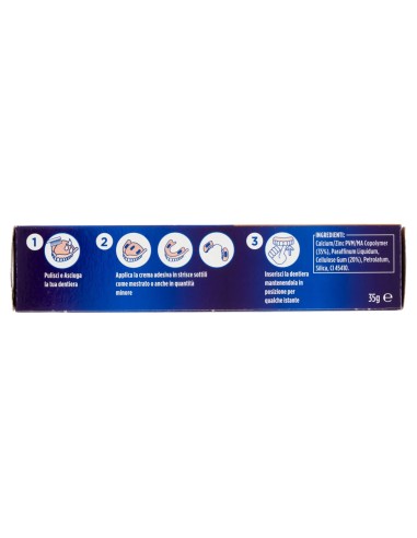 kukident plus crema adesiva - 35g - tenuta insuperabile - doppia azione: tuttocasashop.it: igiene e cura della persona