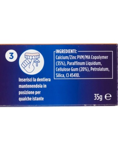 kukident plus crema adesiva - 35g - tenuta insuperabile - doppia azione: tuttocasashop.it: igiene e cura della persona