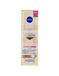 nivea luminous 630 anti-macchie fluido cc spf30 3in1 - 02 medium - 40ml: tuttocasashop.it: igiene e cura della persona