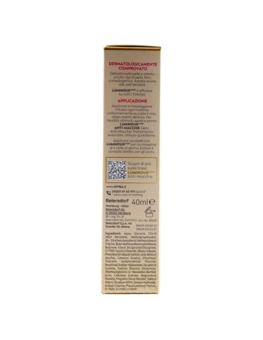 nivea luminous 630 anti-macchie fluido cc spf30 3in1 - 02 medium - 40ml: tuttocasashop.it: igiene e cura della persona