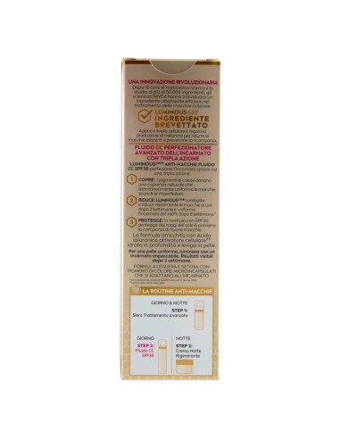 nivea luminous 630 anti-macchie fluido cc spf30 3in1 - 02 medium - 40ml: tuttocasashop.it: igiene e cura della persona